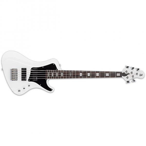 Custom ESP LTD STREAM-205 SW 5-String Stream Series Electric Bass Guitar - Snow White Finish (LSTREAM205SW) #1 image