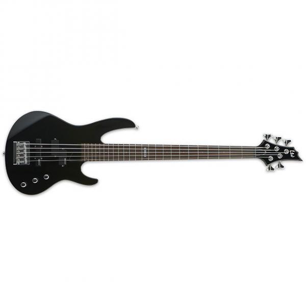 Custom ESP LTD B-55 B Series 5 String Bass Guitar Black w/ Active Tone Boost EQ B55 #1 image