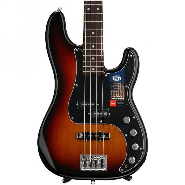 Custom Fender American Elite Precision Bass - 3-Tone Sunburst, Rosewood Fingerboard #1 image