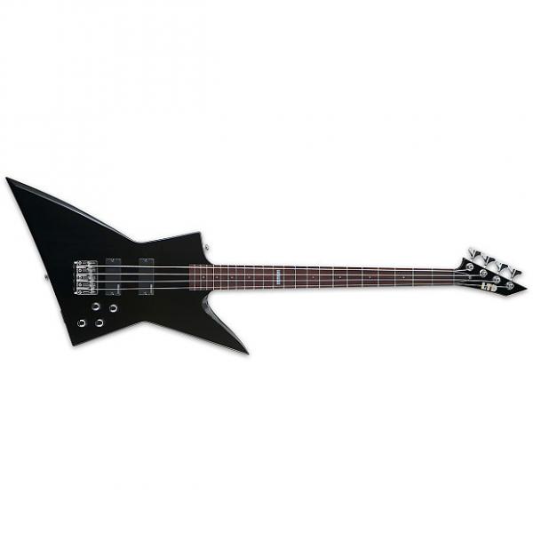 Custom ESP LTD EX Series EX-104 Black Explorer 4-String Bass Guitar EX104 - BNIB - BM #1 image