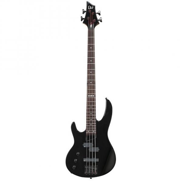 Custom ESP LTD B-50 Bass Guitar Black Left Handed with Active Tone Boost B SERIES B50 #1 image