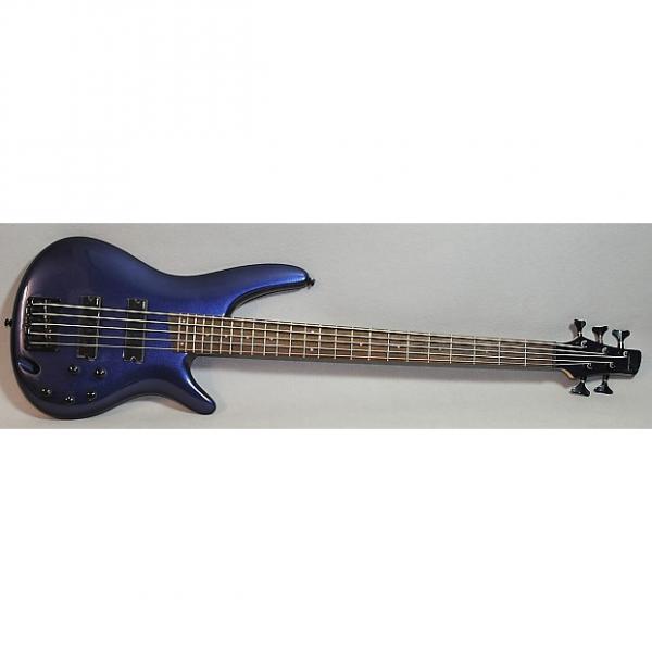 Custom Ibanez SR305B 5-String Electric Bass Metallic Blue Professionally Set Up! #1 image