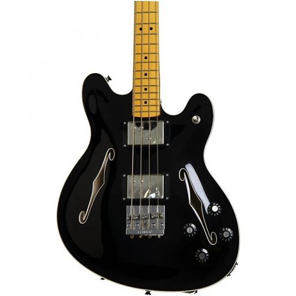 Custom Fender Starcaster Bass - Black #1 image