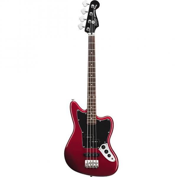 Custom Squier Vintage Modified Jaguar Bass Special SS Candy Apple Red Short Scale 4-String Electric Bass #1 image