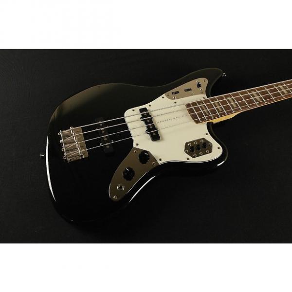 Custom Fender Jaguar Bass Japan - Bound Rosewood Fretboard Block Inlays- Black #1 image