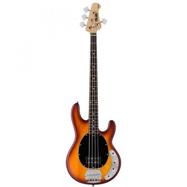 Custom Sterling by Music Man Ray4 Sub Series Bass Guitar Honeyburst StingRay Ray 4 #1 image