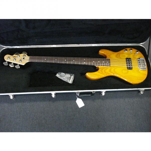 Custom G&amp;L L-1505 5 string bass with OHS Case Amber #1 image