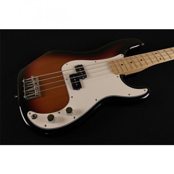 Custom Fender Standard Precision Bass Maple Fingerboard Brown Sunburst 146102532 (521) #1 image