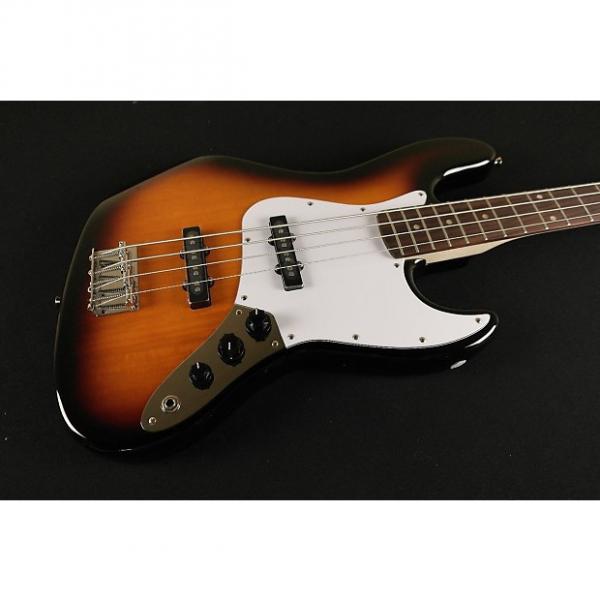 Custom Squier by Fender Affinity Jazz Bass - Brown Sunburst (804) #1 image