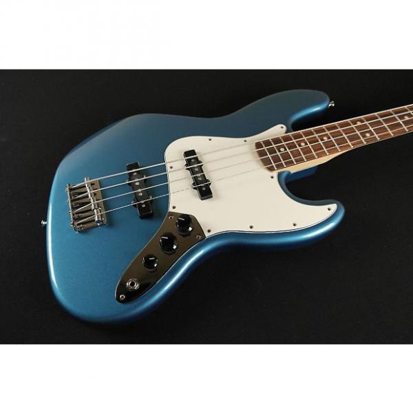 Custom Fender Standard Jazz Bass Rosewood Fingerboard Lake Placid Blue 3-Ply Parchment Pickguard 0146200502 (405) #1 image