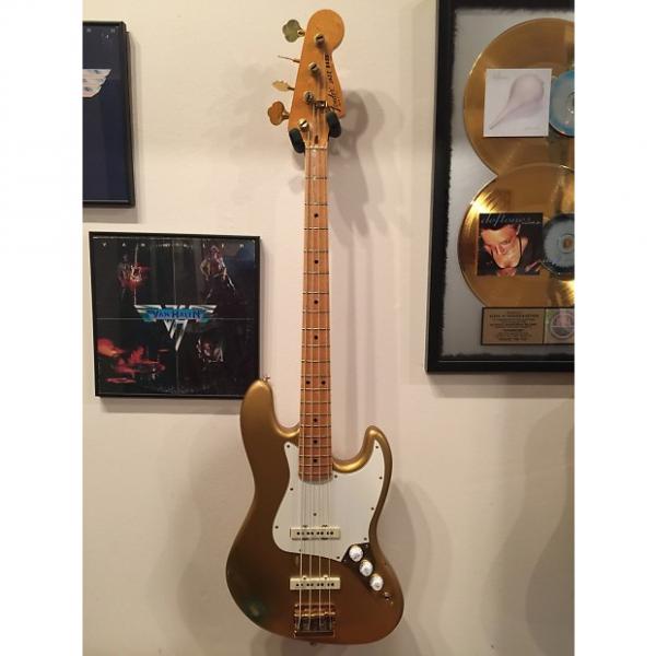 Custom Fender Jazz Bass SPECIAL Shorline Gold Smith Era RARE Bound Maple Neck OHSC 1982 #1 image