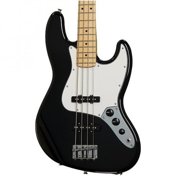 Custom Fender Standard Jazz Bass - Black with Maple Fingerboard #1 image