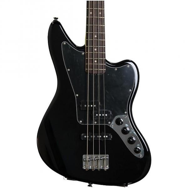 Custom Squier Vintage Modified Jaguar Bass Special - Black #1 image