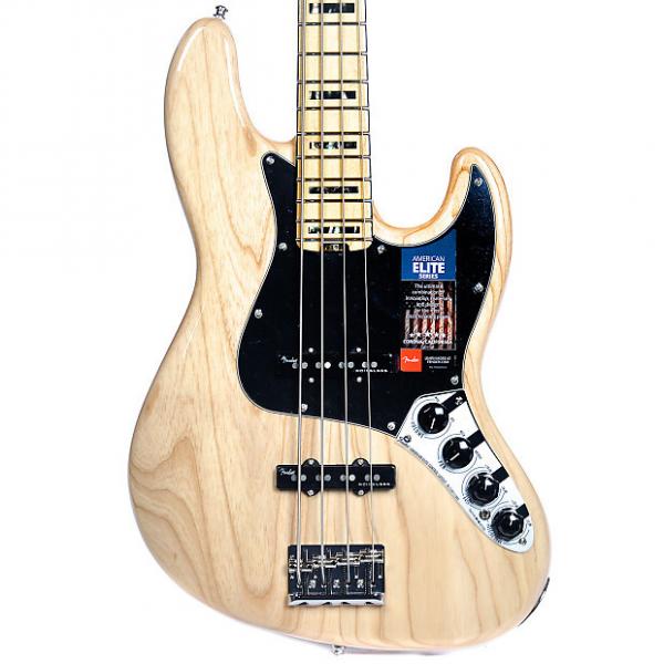 Custom Fender American Elite Jazz Bass Ash Natural #1 image