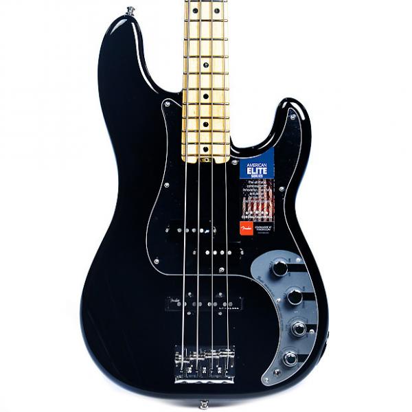 Custom Fender American Elite Precision Bass Black #1 image