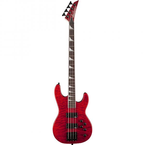 Custom Jackson JS Series Concert Bass JS3 Transparent Red W/ Free Shipping #1 image