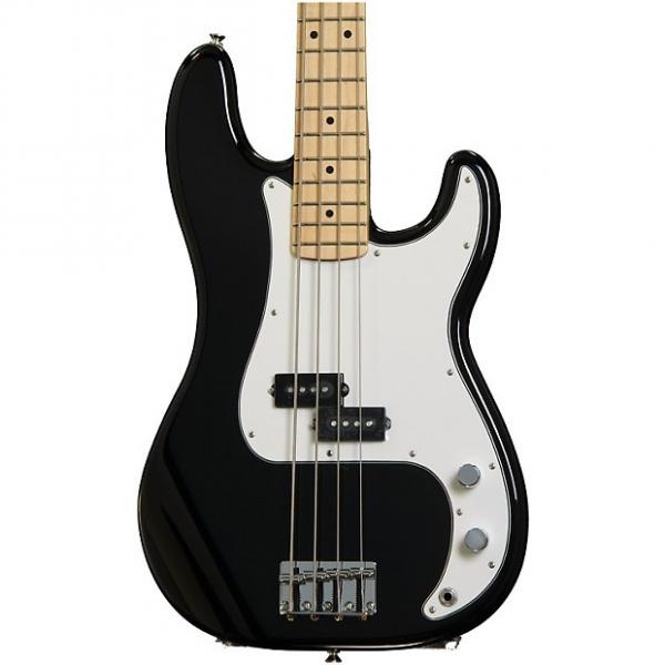 Custom Fender Standard Precision Bass - Black with Maple Fingerboard #1 image