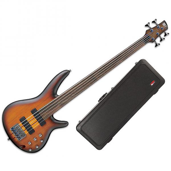Custom Ibanez SRF705BBF Portamento Fretless Electric Bass, 5-String + Bass Case #1 image
