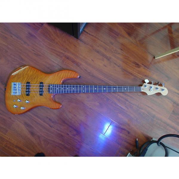 Custom Fender Deluxe Jazz Bass 24 Fret 2000s Cherry Sunburst #1 image