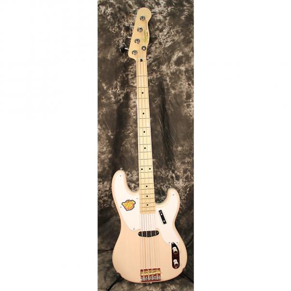 Custom 2016 Squier Classic Vibe Precision '50s Bass Guitar White Blonde #1 image