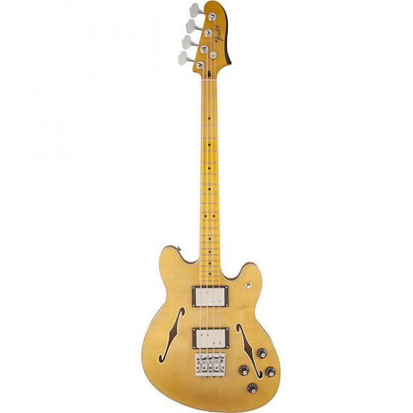 Custom Fender Starcaster Bass Natural 4-String Electric Bass Guitar #1 image