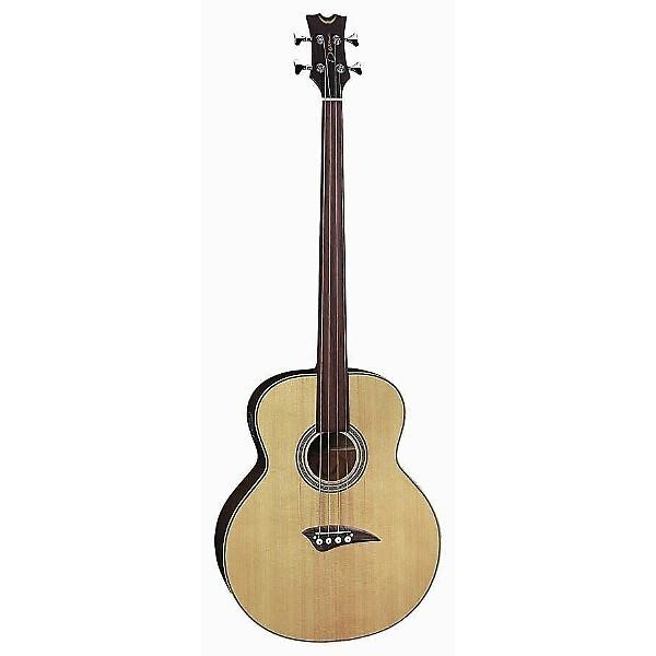 Custom Dean EABFL Acoustic-Electric 4-String Fretless Bass Guitar #1 image