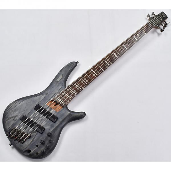 Custom Ibanez SRFF805-BKS SR Workshop Series 5 String Multi-Scale Electric Bass in Black Stained Finish #1 image