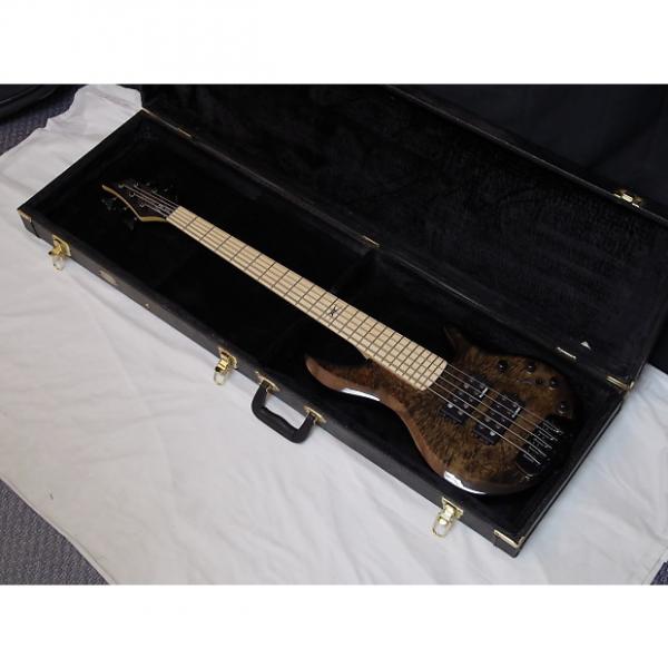 Custom TRABEN Chaos Core 5-string BASS guitar Black Vapor w/ HARD CASE - Aguilar preamp #1 image