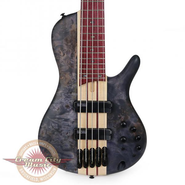 Custom Brand New Ibanez SRSC805 SR 5-String Bass Workshop Series in Deep Twilight Flat #1 image