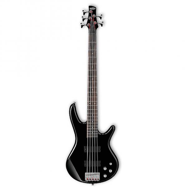 Custom Ibanez Gio GSR205 5 String Electric Bass Guitar Black #1 image