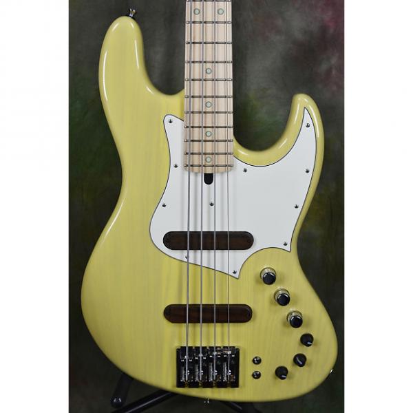 Custom Xotic XJ-IT Yellow Blonde 4 String Jazz Bass Guitar with Gig Bag Blond #1 image