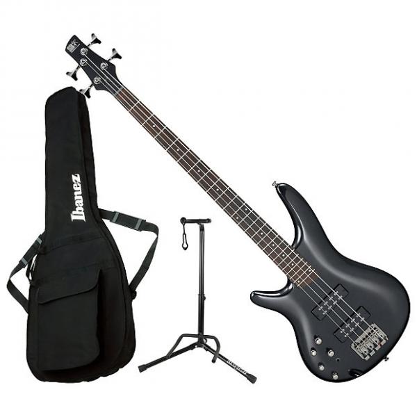 Custom Ibanez SR300EL IPT Left Handed 4-String Electric Bass Bundle #1 image
