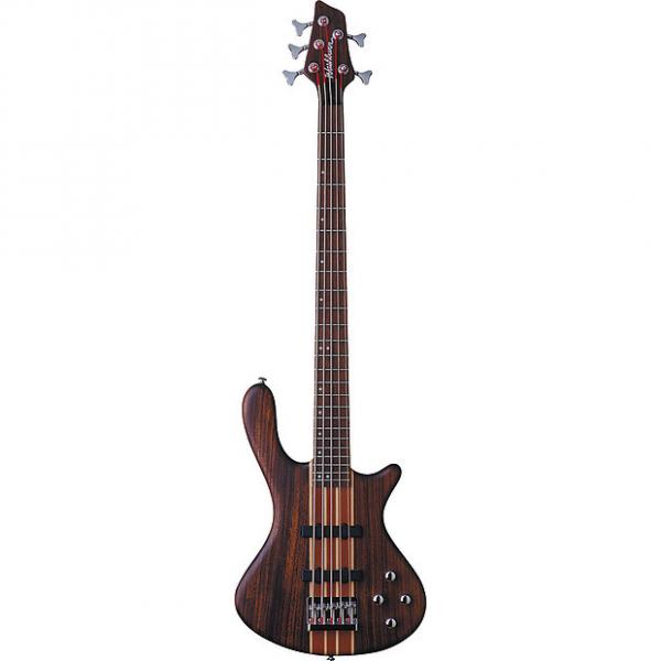 Custom Washburn T25NMK 5 String Taurus Electric Bass Guitar with Natural Matte Finish #1 image