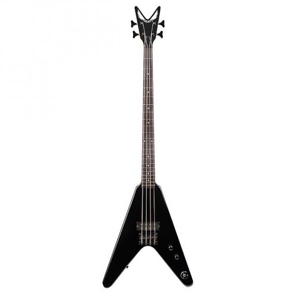 Custom Dean Metalman V Bass Guitar Basswood Top / Body Rosewood Fingerboard w/ Pearl Dot Inlays- Classic Black Finish (VM) #1 image