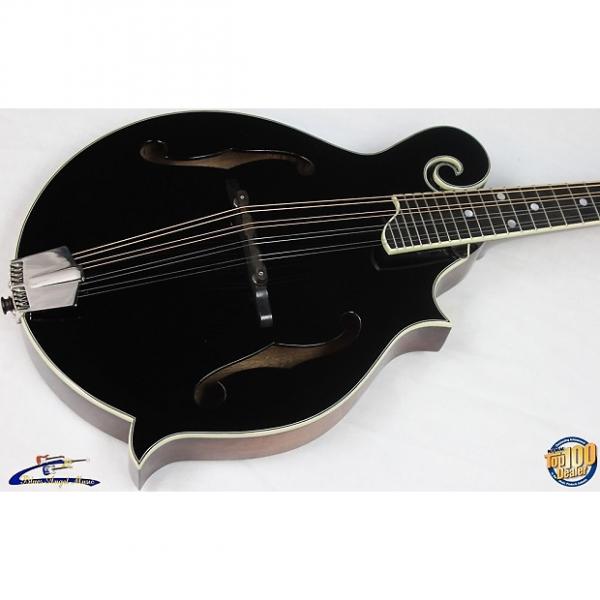 Custom Eastman MD415-BK F-Style Mandolin w/ HSC, Black, Solid Woods, NAMM Demo #25483-3 #1 image
