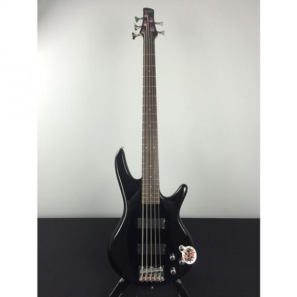 Custom Ibanez GSR205 Gio Sound Gear 5 String Electric Bass Guitar Black #1 image
