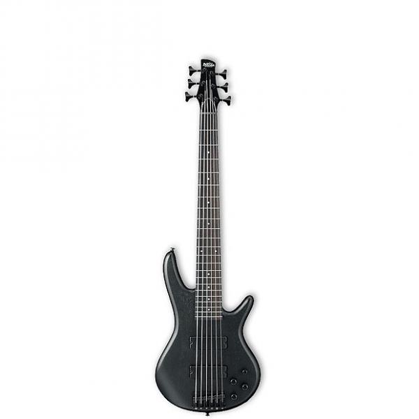 Custom Ibanez GSR206BWK Weathered Black GIO Series 6-String Electric Bass #1 image