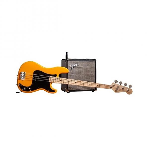 Custom Squier (Fender) Stop Dreaming, Start Playing Set Affinity Series Butterscotch Blonde Precision Bass #1 image