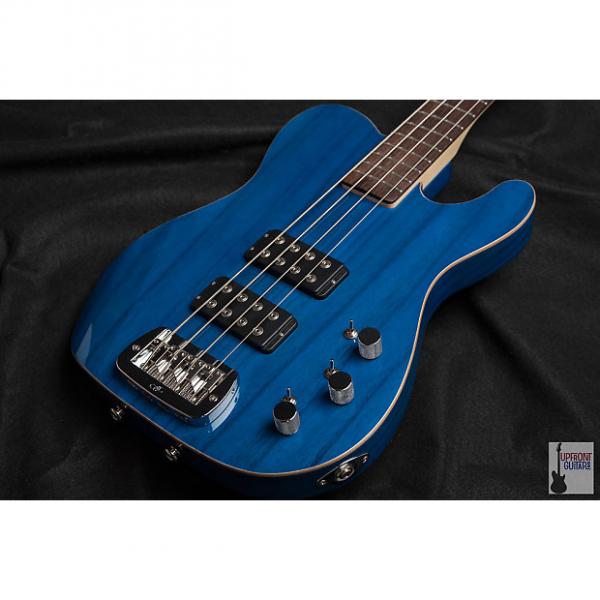 Custom G&amp;L ASAT Bass Clear Blue on Empress - Authorized G&amp;L Premier Dealer #1 image