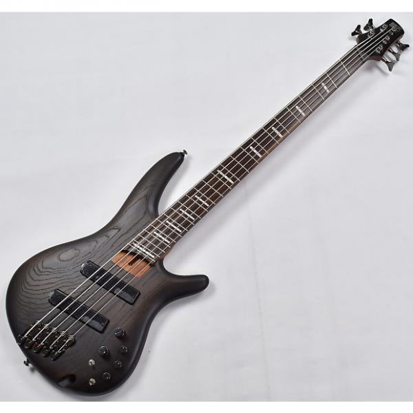 Custom Ibanez SR Bass Workshop SRFF805 Multi-Scale 5 String Electric Bass Walnut Flat #1 image