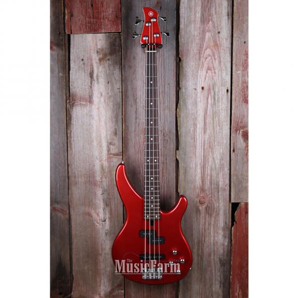 Custom Yamaha TRBX204 BRM 4 String Electric Bass Guitar Bright Red Metallic Finish #1 image