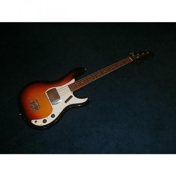 Custom Vintage 1960's Teisco P Bass Electric Four String Bass Guitar! Made in Japan! #1 image