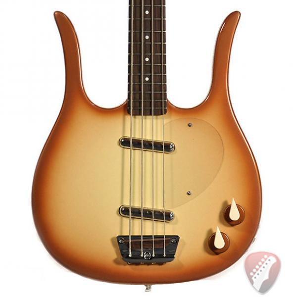 Custom Danelectro Longhorn Bass Guitar in Copper Burst #1 image