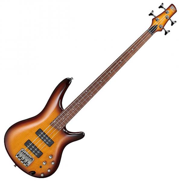 Custom 2016 Ibanez SR370EF Fretless Brown Burst 4-String Bass #1 image