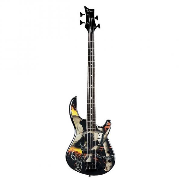 Custom Dean Edge 10 PJ Bass w/ Skull Crusher Graphics, Basswood Top/Sides, E10APJ SKULL #1 image
