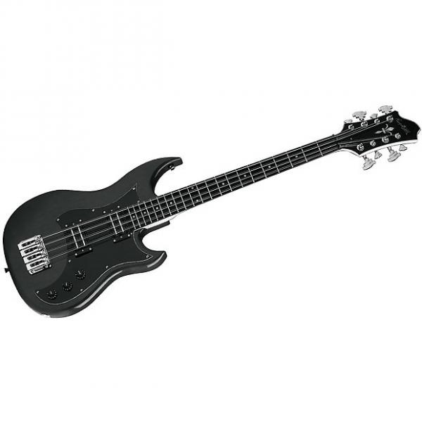 Custom Hagstrom HB8 8-string Short Scale Bass Gloss Black, Free Shipping #1 image