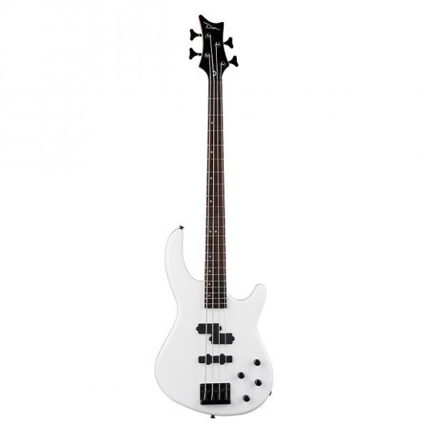 Custom Dean Edge 10 Bass Guitar, PJ Active EQ Pickups, Basswood Body, White, E10APJ CWH #1 image