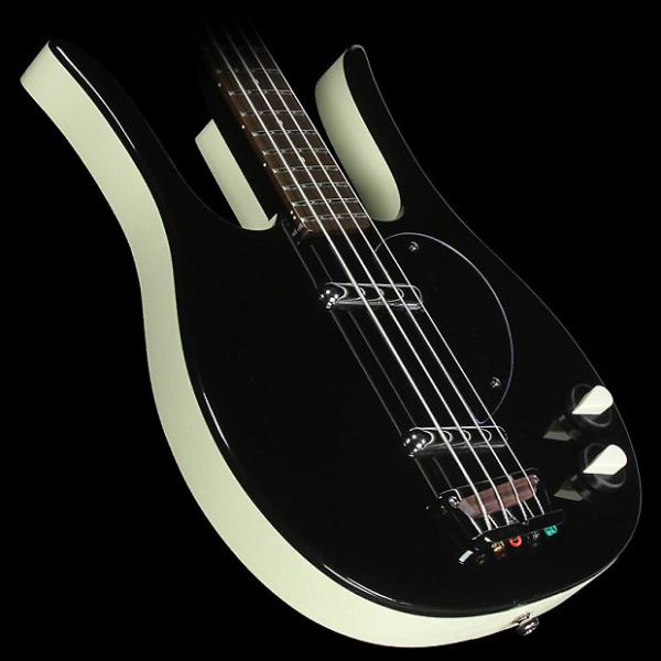 Custom Danelectro Longhorn Electric Bass Black #1 image