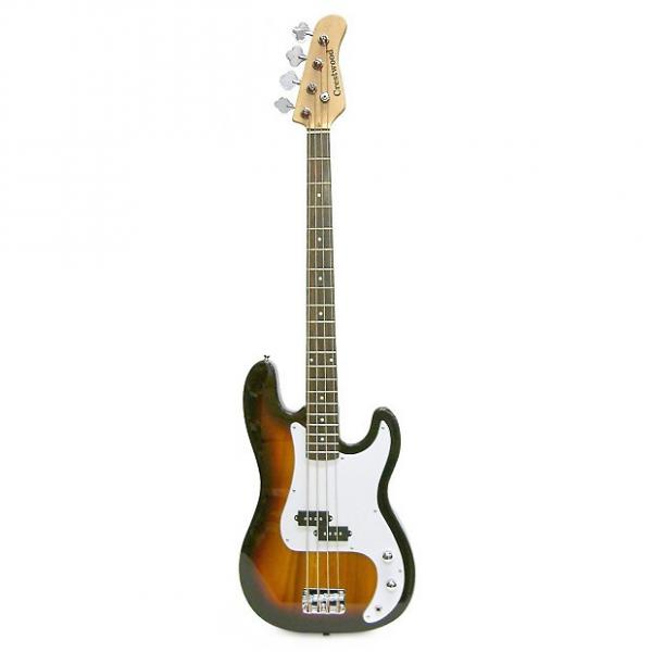 Custom Crestwood Bass Guitar 4 String Sunburst P-Style #1 image