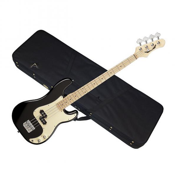Custom DEAN Paramount 4 string BASS guitar NEW Classic Black w/ LIGHT CASE - Maple #1 image